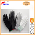 heißer Verkauf schwarz PU 3/4 beschichtete Nylon elektrische Arbeit Sicherheit Handschuh Hersteller